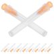 thumbnail image 4 of 100 agujas dispensadoras de plástico de 25 g y 13 mm, para rellenar tintas líquidas y pegamento adhesivo naranja., 4 of 6