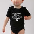 thumbnail image 2 of Body De Bebé Canastilla Onesies Para Niños Pequeños Niñas Niños Camiseta De Manga Corta Con Estampado De Letras Mono Mameluco Negro Odeerbi LM103-2235, 2 of 4