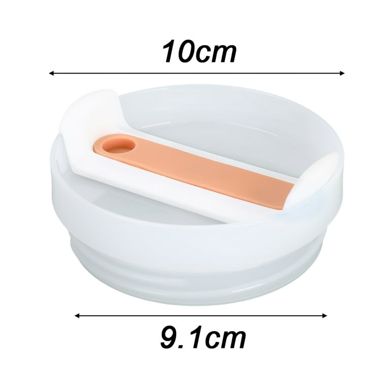 4 Pack Replacement Lids For 40 Oz Stanley Tumbler – Spill-Proof Clear Covers, Straw & Sip Option