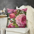 thumbnail image 2 of Throw Pillow Covers Rose Flowers Pillow Cases for Home Sofa Bed Chair Car Office Decorative, 2 of 5