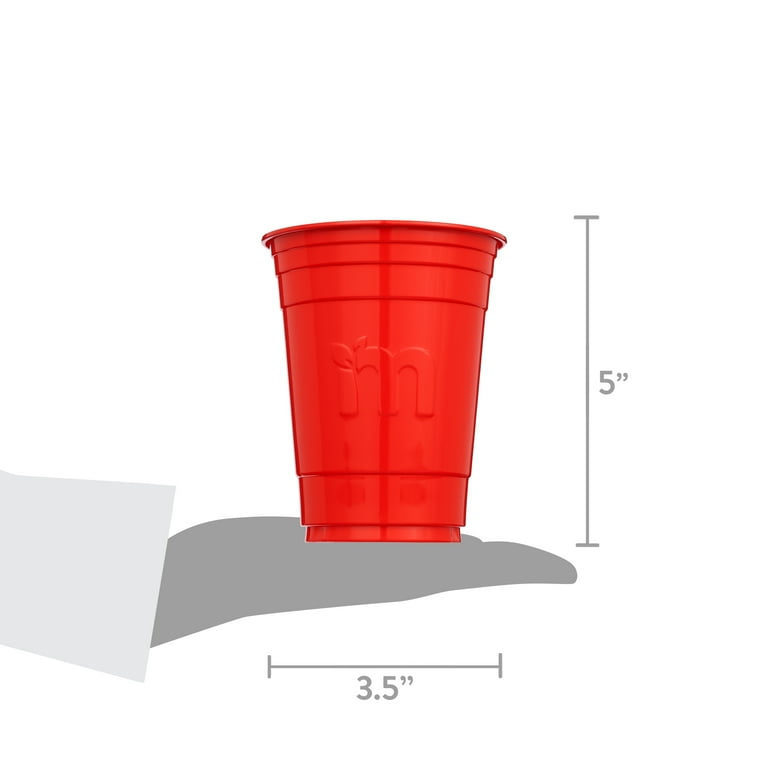 Matter Compostable Red Disposable Cups, 18 oz, 25 Count - Walmart.com