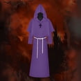 thumbnail image 1 of Capa para mujer, disfraz de Halloween, estilo medieval, capa con medio hombro y chal para mujer, 1 of 8
