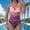 Multicolor, variant on pstuiky Swimsuit for Women Print V-Neck Adaptable One Piece Bathing Suits Swim Suit Women Sling One-Piece Chest Support with High Cut Women's Swimwear