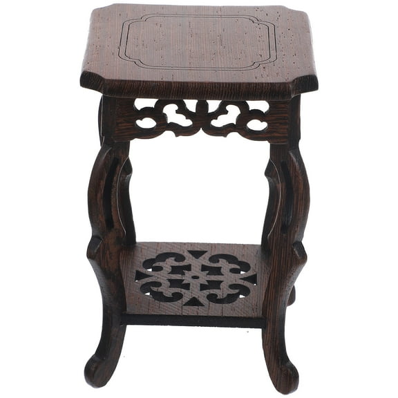 Wooden Plant Holder Indoor Small Plant Stand Styles Rectangle Plant Stand Antique Fishbowl Display Stand