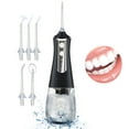 thumbnail image 2 of 1 pcs Water Flosser 3 Modes, 350ML Cordless Dental Oral Irrigator, 3 Modes , IPX6 Waterproof with Travel Bag, Rechargeable Waterproof Teeth Cleaner for Home and Travel, 2 of 6
