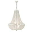 thumbnail image 7 of Crystorama Lighting Group 609 Rylee 8 Light 25" Wide Beaded Empire Chandelier - White, 7 of 7