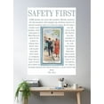 thumbnail image 2 of Safety First No 43 Poster Wall Art, Modern Wall Decor, 8x12 UNFRAMED, 2 of 3