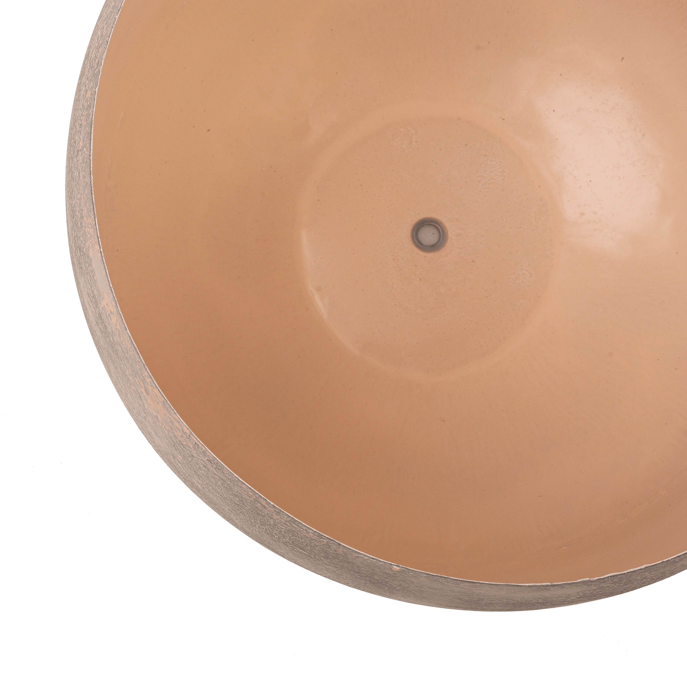 Fab Habitat Eden Handmade Round Metal Planters in Mouse Finish with Drainage Holes