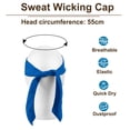 thumbnail image 4 of Uxcell Cintas para la cabeza diadema ninja karate diadema ajustable para deportes color azul profundo, 4 of 7