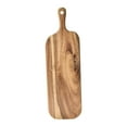 thumbnail image 1 of Tabla de cortar de madera, bandeja para servir, bloque de carnicero multifuncional para el hogar con asa 41 cm x 12 cm x 15 cm, 1 of 9