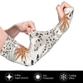 thumbnail image 3 of Daiia Tropical Leaves UV Sun Protection Arm Sleeves - Cooling Compression Arm Sleeve - Sports & UV Arm Sleeves for Men & Women, 3 of 8