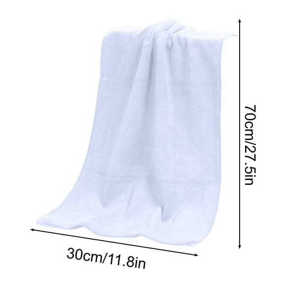 Toalla de limpieza de microfibra, toalla de secado absorbente, toalla de secado rápido para cabello y cuerpo, paño suave para secar la cara, las manos y los platos, toalla multiusos para el hogar
