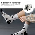thumbnail image 3 of unbranded 5 Pares Calcetines De Confortables Para Mujer Con Bordado De Vaca Y Elasticidad Ajustable, 3 of 8