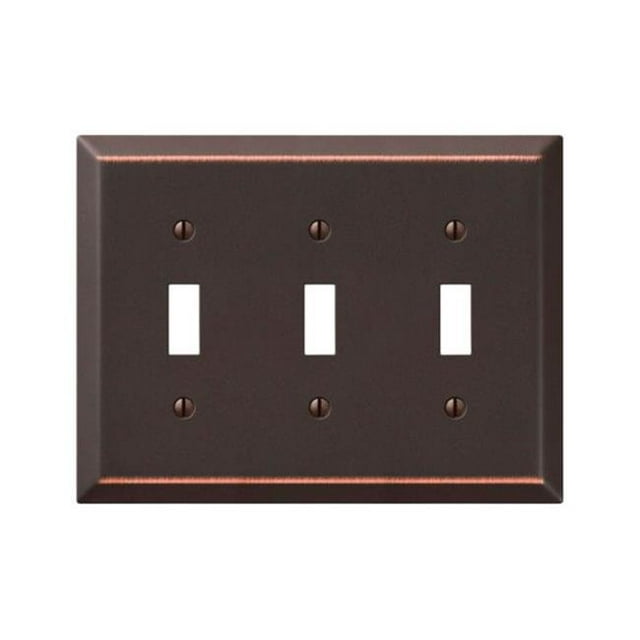 163TTTDB 3 Toggle Plaque Murale Bronze Vieilli