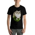 thumbnail image 5 of Cute Cat & Watermelon Print T-shirt Playful Summer Style, 5 of 10