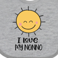 thumbnail image 4 of Inktastic I Love My Nonno Cute Sunshine Boys or Girls Baby Bib, 4 of 4