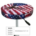 thumbnail image 5 of Bar Stool Covers Round, Usa Eagle With Spread Wings Bar Stool Cushion Covers Seat Cushion With Elastic Bands, Chairs Covers For Kitchen Dining Room 12-14 Inch, 5 of 7