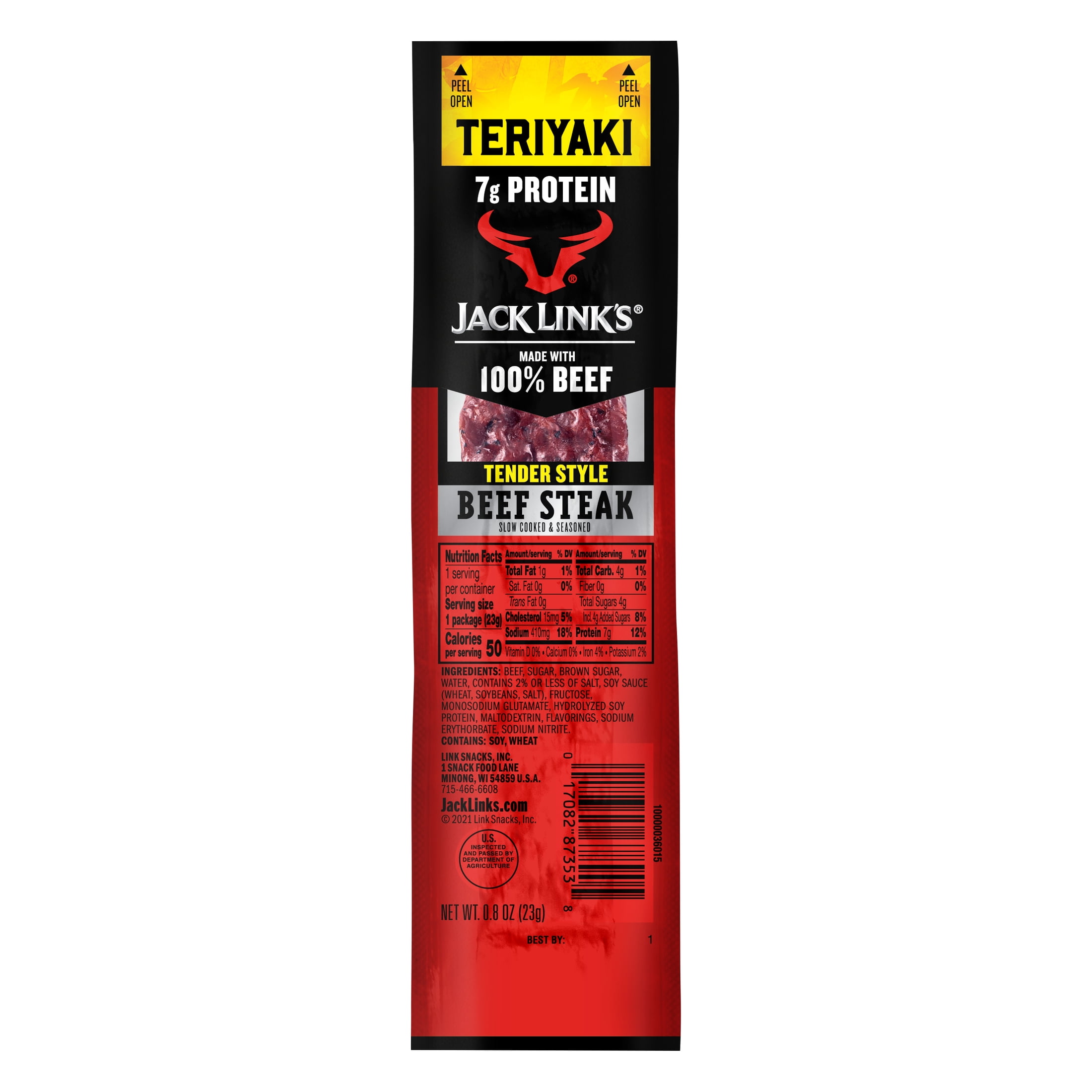 .8oz Jack Link's Tender Style Beef Steak 1/1 count