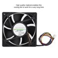 thumbnail image 4 of 12V Cooling Fan Cooler, Easy To Install And Use, With Double Ball Bearing, Cooling Fan, Strong Heat Dissipation, For Extreme Cooling Server Use, 4 of 8