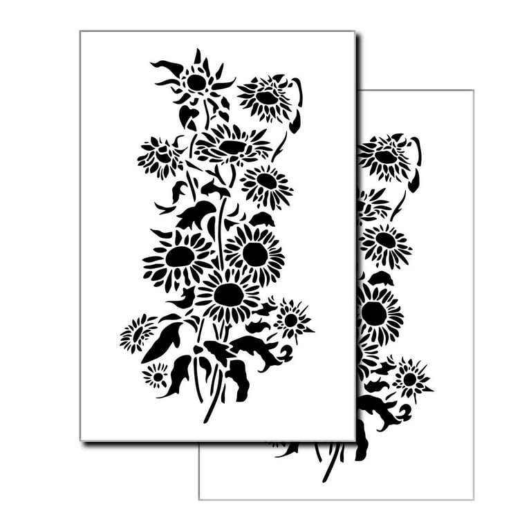 Flower Set Stencil – Stencils For Wall US