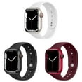 thumbnail image 1 of BXUXOHS Silicone Sport Band for Apple Watch Bands 45mm 44mm 40mm 38mm 49mm 41mm 42mm Women Men, Adjustable Elastic Silicone Bands Wristbands Accessories for iWatch Series Ultra 8 7 SE 6 5 4 3 2 1 Nike, 1 of 11