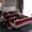 Black Red, variant on jejeloiu Football Game Gaming Twin Sheet Sets,Purple Black Helmet Bedding For Ball Lover 3-Piece