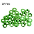 thumbnail image 3 of Unique Bargains Lot de 30 Rondelles de Comptoir M5 en Alliage d'Aluminium Anodisé, Vert, 3 of 4