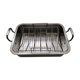thumbnail image 5 of Bandeja para asar pavos, asador de pollos, utensilios para hornear, rejilla en forma de V, parrilla rectangular para 41 cm x 31 cm x 95 cm, 5 of 9