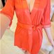 thumbnail image 5 of Camisón sexy para mujer, camisón de encaje, color sólido, albornoz, ropa de dormir, rojo sidaley AP001161-01B, 5 of 5