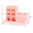 thumbnail image 2 of Estante Organizador de Artículos de Papelería HappyWare 4 cajas apilables rosa, 2 of 4