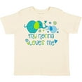 thumbnail image 3 of Inktastic My Nonna Loves Me- Cute Elephants Boys or Girls Toddler T-Shirt, 3 of 5