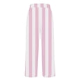 thumbnail image 4 of Seductiva Women's Casual Pants Women's Non Pocket Floral Cotton Linen Casual Pants, 4 of 4