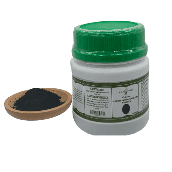 Marine Phytoplankton Powder, 8 oz: Sea Superfood for Energy, Health and Beauty; Pure Marine Phytoplankton Supplement for Humans and Animals