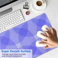 thumbnail image 2 of Pastel Checkered Mouse Pad with Cute Boho Aesthetic - Large 31.5x11.8in, Anti-Slip Rubber Base, Perfect Home Office Addition for Computers & Laptops, 2 of 7