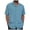 A64-Sky Blue, variant on Men's Short Sleeve Button Down Shirt Casual Summer Beach Shirt Waffle Knit Shirts Wrinkle Free Untucked Shirt(Black,M)