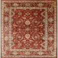 thumbnail image 1 of Ahgly Company Indoor Square Mid-Century Modern Red Oriental Area Rugs, 6' Square, 1 of 6
