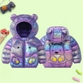 thumbnail image 2 of Boys Winter Jacket Kids Baby Girls Boy Warm Thick Padded Long Sleeve Winter Coat for Toddler, 2 of 4