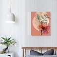 thumbnail image 4 of Bohemian wall decoration art, room decoration abstract minimalist wall art, Bohemian art works, Moroccan unique beige home decoration printmaking 12 * 16in/16 * 20 inches, 4 of 5