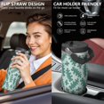 thumbnail image 2 of Camouflage 30oz Handheld Travel Tumbler with Handle – Double Wall Stainless Steel Insulated Cup, Flip Straw Lid, Leak-Proof & BPA-Free for Hot and Cold Drinks – Durable Coffee & Juice Mug Black, 2 of 6
