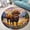 Bison, variant on Round Area Rug, Sun Non-Slip Floor Mat, Soft Washable Carpet for Living Room Bedroom Decor 24 Inch