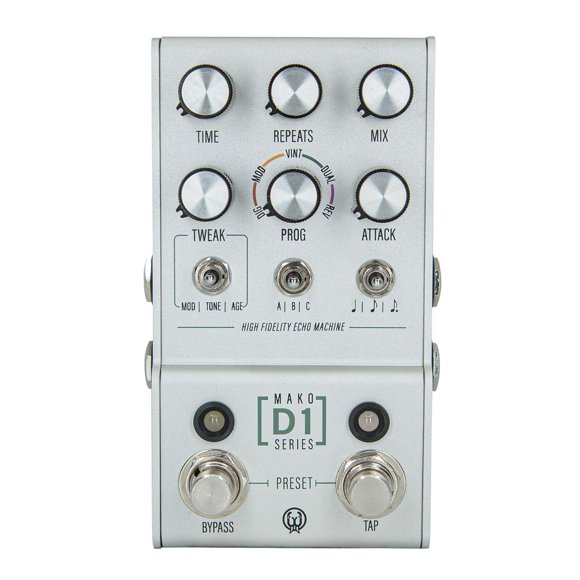 Pedal de Retardo Estéreo Walrus Audio MAKO Series Alta Fidelidad