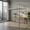 Silver, variant on Demi Bonn Metal Twin Loft Bed Frame with 2 Ladders Full-length Guardrail for Teens, Silver