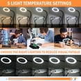 thumbnail image 6 of Soldering Helping Hands, 10X Magnifying Glass with light and Stand PCB Holder, Soldering Station Third Hand Tools Magnifier with Thickening Alligator Clip Large Magnetic Base for Repair Hobby Crafts, 6 of 8