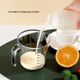 thumbnail image 5 of Jarra medidora de plástico, vaso grande de 600ml, tazas medidoras, jarras graduadas, tarros medidores para agua fría, té helado, jugo, cerveza, leche, 5 of 5