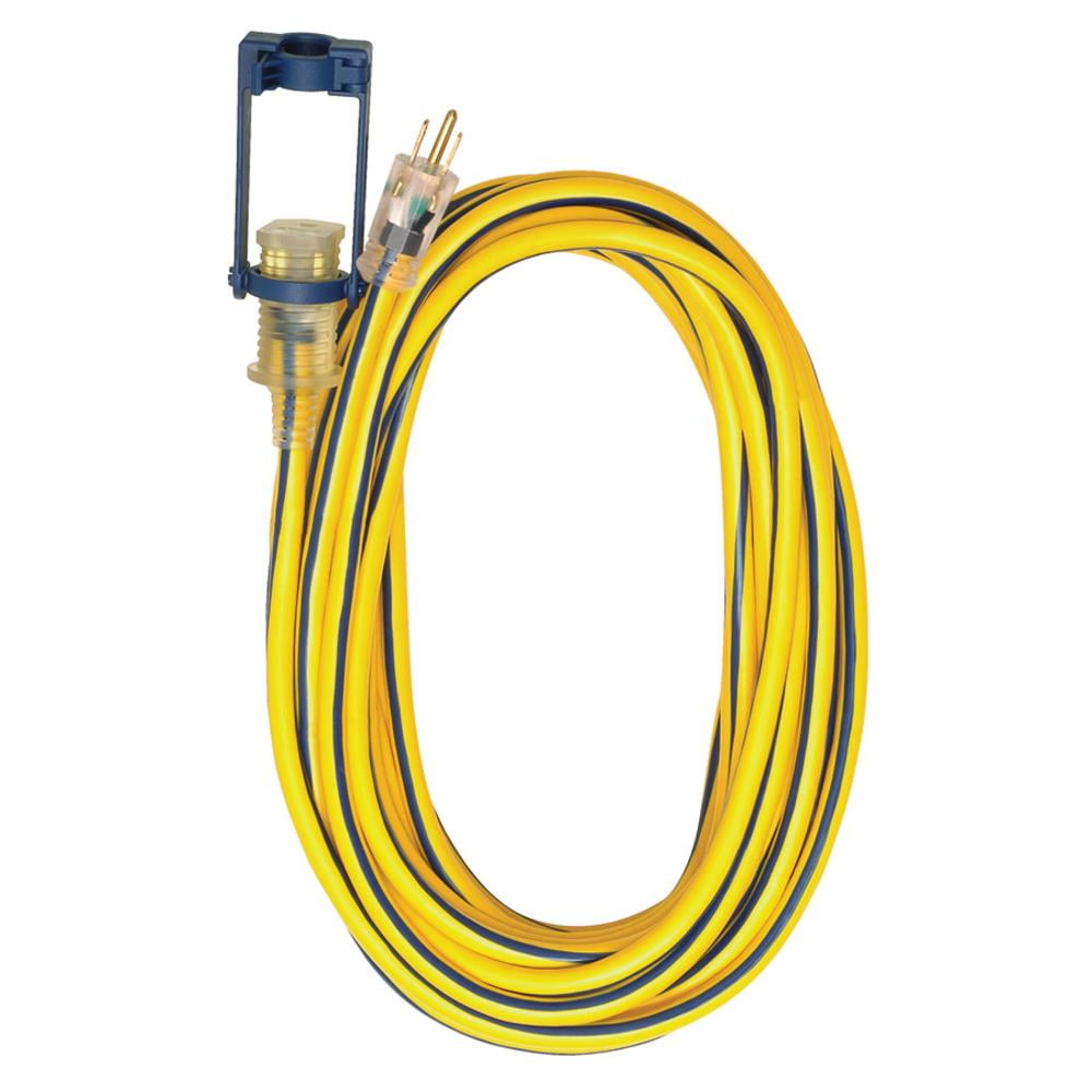 Voltec0500106 50 ft 12/3 SJTW EZee Lock UGround Extension Cord