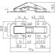 thumbnail image 3 of Small screw-in hinge with spring 90 degree self-closing hinge for lightweight doors, fully surface mounted, pack of 10, 3 of 5