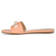 thumbnail image 2 of Journee Womens Leonie Slide Flat Sandals, 2 of 8