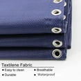 thumbnail image 2 of CPAN Beach Chair Replacement Fabric Reclining Patio Chairs Cloth Elastic Replacement Cord Chair Repair Cord Kit for Patio Recliner Outdoor Lawn Pool Beach Sling Chair, 2 of 5