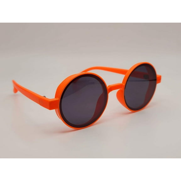 Steampunk Goggles Glasses Round Sunglasses Emo Retro Orange