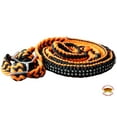 thumbnail image 2 of 1" X 8Ft Hilason Braided Poly Barrel Horse Racing Reins Flat Grip Knots, 2 of 2